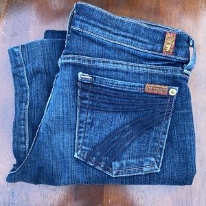 7 For All Mankind Dojo Flare Jeans Dakota Wash